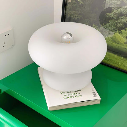 Stylish Metal Base Round Desk Lamp