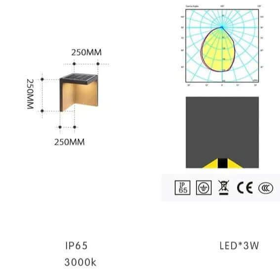 Waterproof Solar Powered Garden Lamp