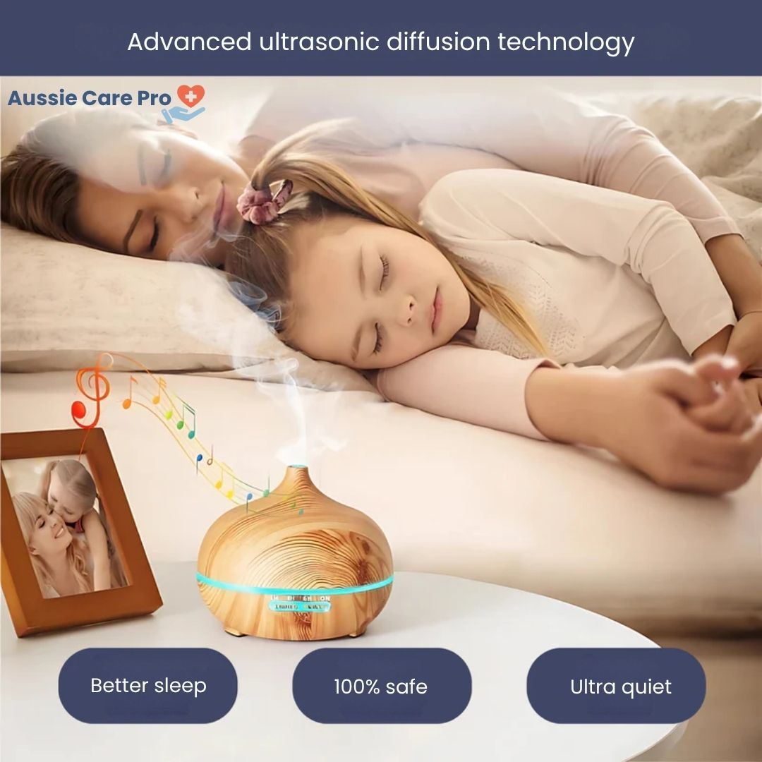 Compact Cool Mist Humidifier with Remote
