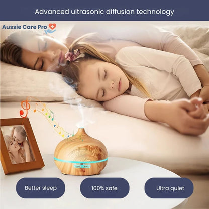 Compact Cool Mist Humidifier with Remote