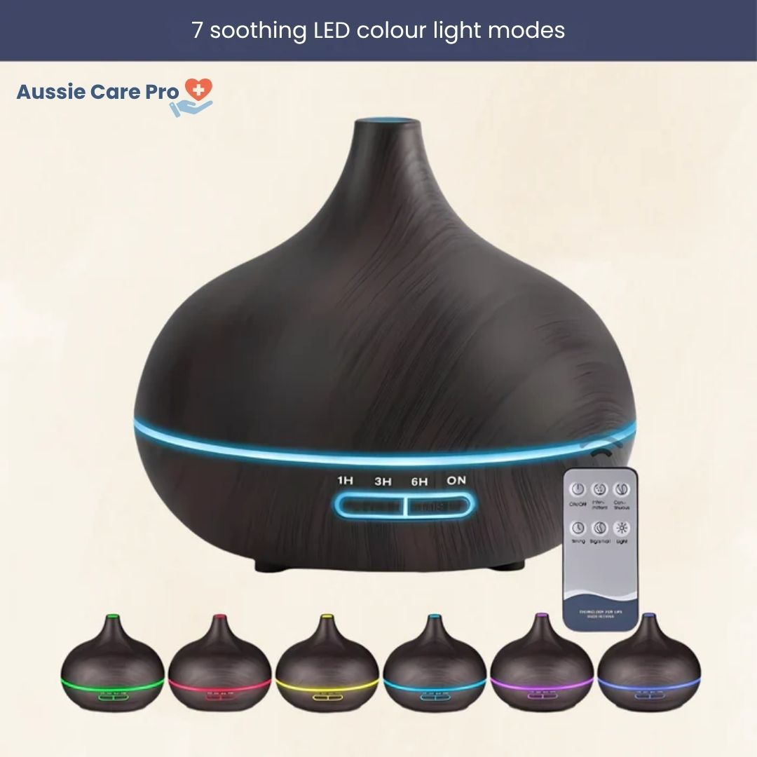 Compact Cool Mist Humidifier with Remote