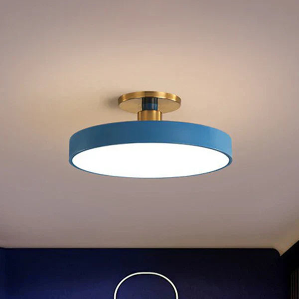 Bright Round LED Ceiling Lamp – Simple Scandinavian Style