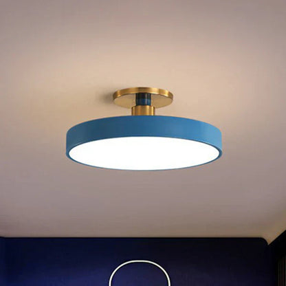 Bright Round LED Ceiling Lamp – Simple Scandinavian Style