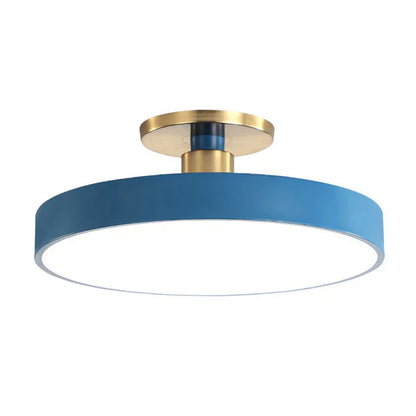 Bright Round LED Ceiling Lamp – Simple Scandinavian Style