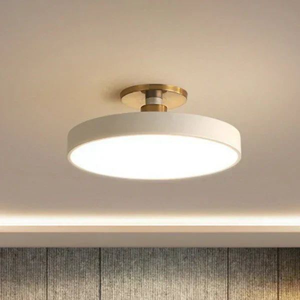Bright Round LED Ceiling Lamp – Simple Scandinavian Style