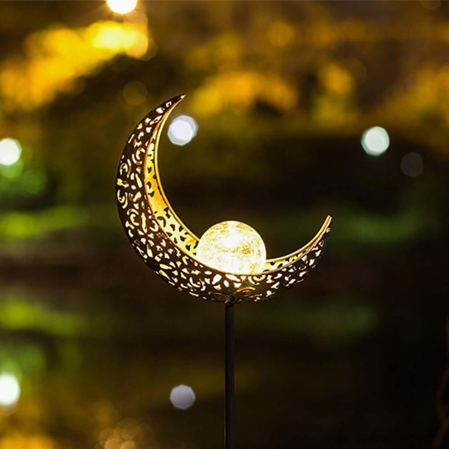 Outdoor Solar Powered Glass Lantern - Luxivelle