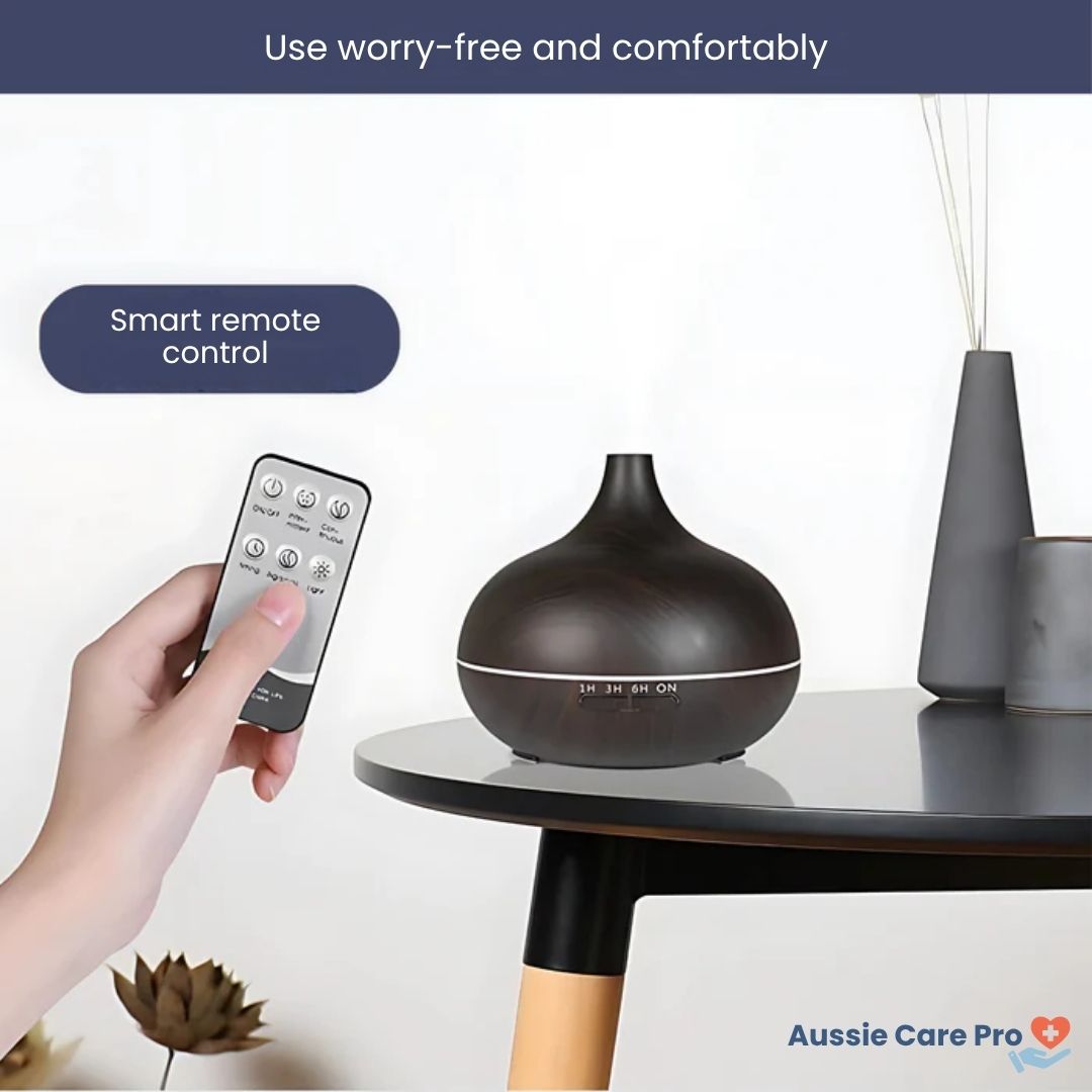 Compact Cool Mist Humidifier with Remote