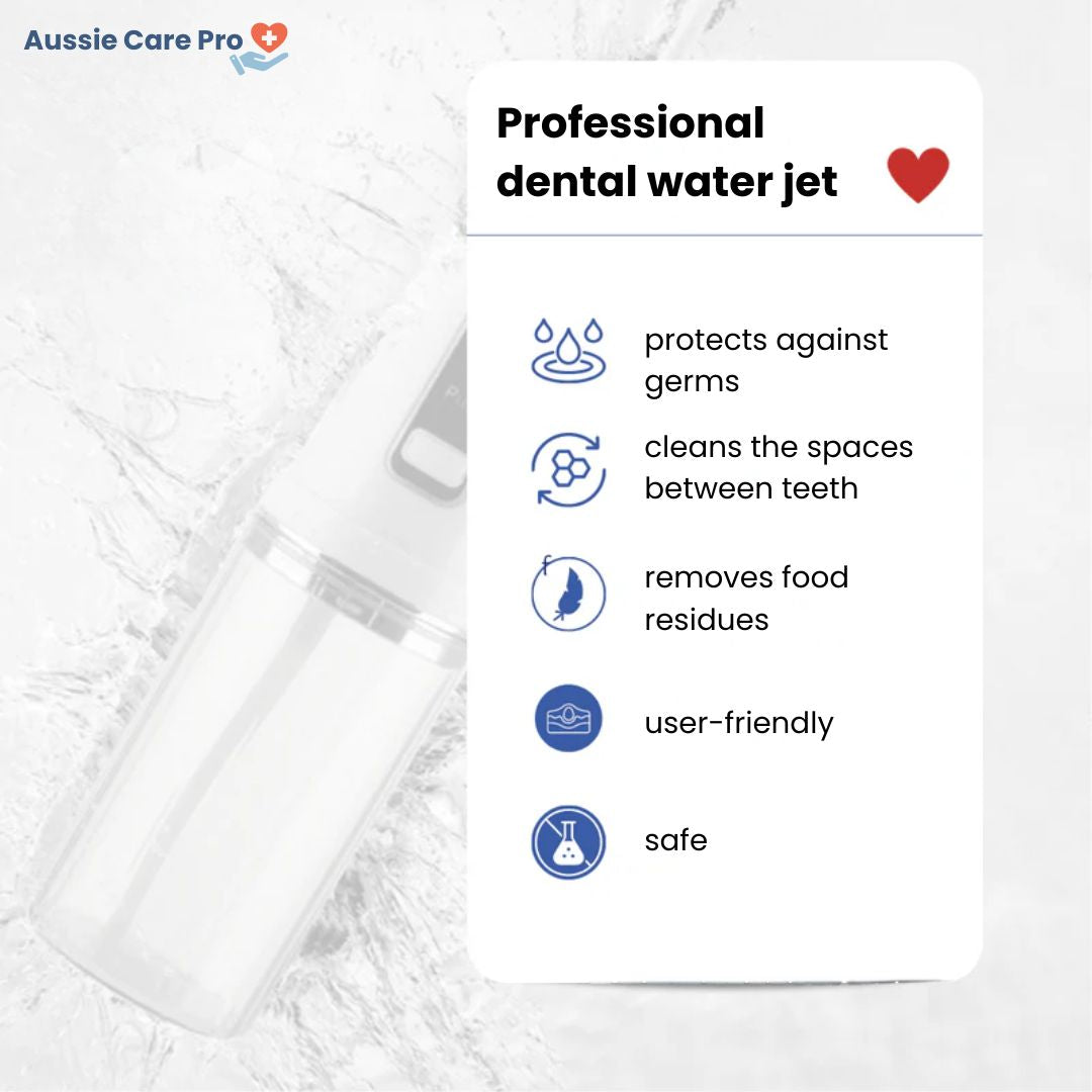 Wireless Rechargeable Water Flosser – Compact Oral Cleaner