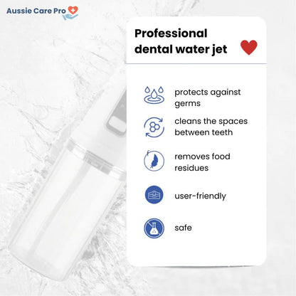 Wireless Rechargeable Water Flosser – Compact Oral Cleaner