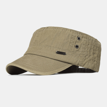 Relaxed Fit Vintage Military Baseball Cap for Men