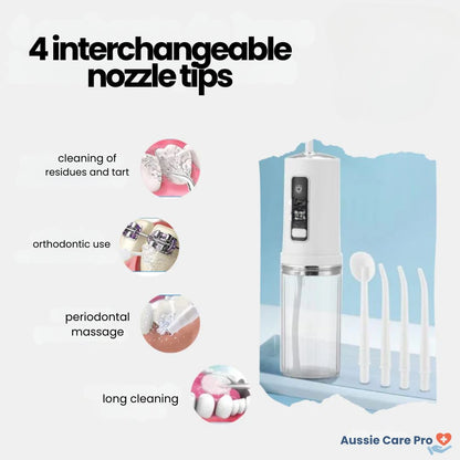 Wireless Rechargeable Water Flosser – Compact Oral Cleaner