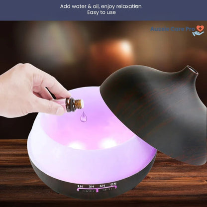 Compact Cool Mist Humidifier with Remote