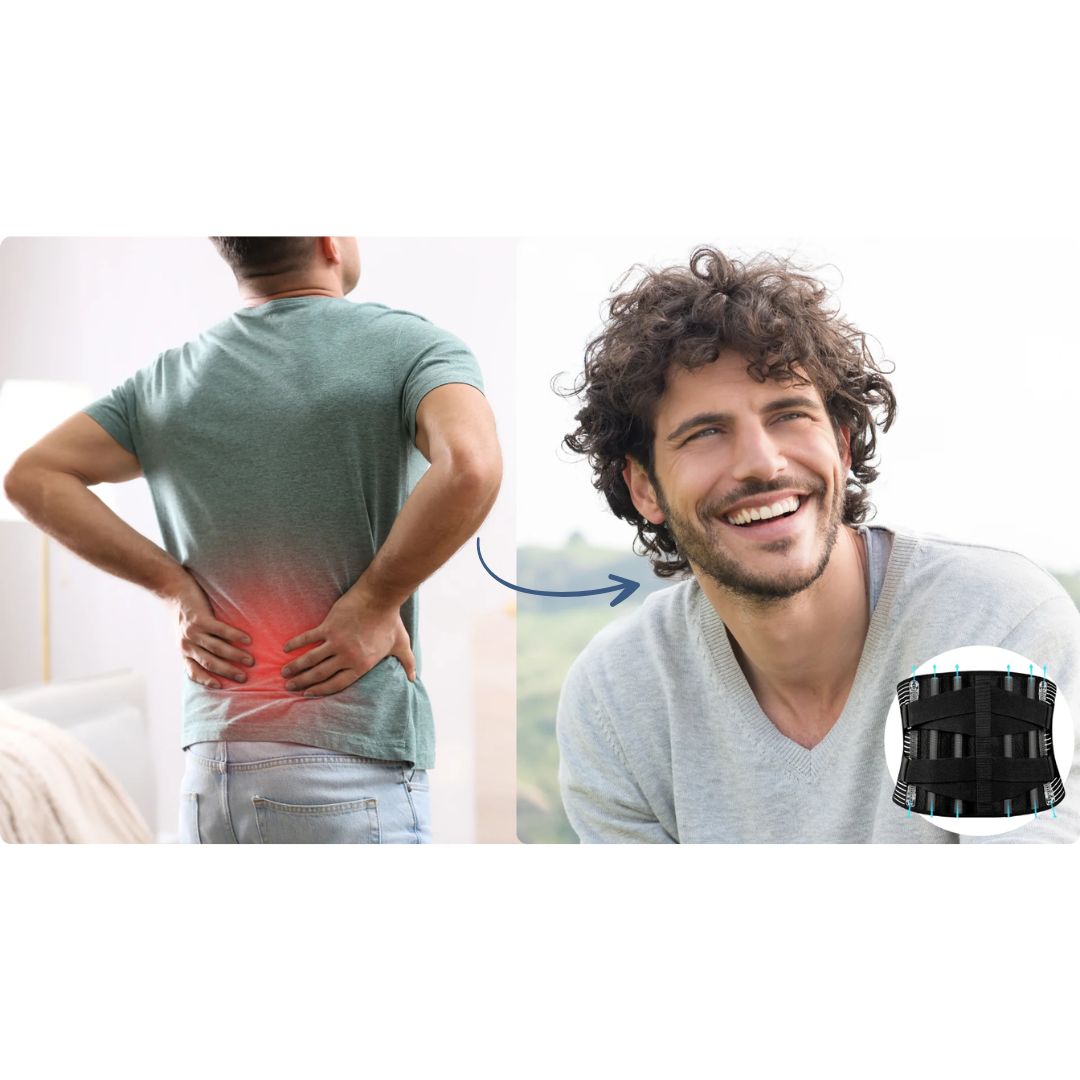 Comfortable Back Support Belt for Lower Back Pain Relief