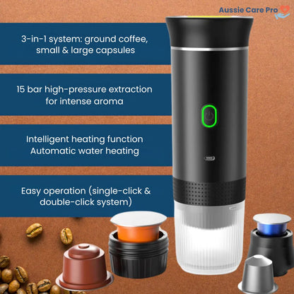 Compact Travel Espresso Machine