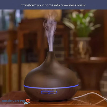 Compact Cool Mist Humidifier with Remote
