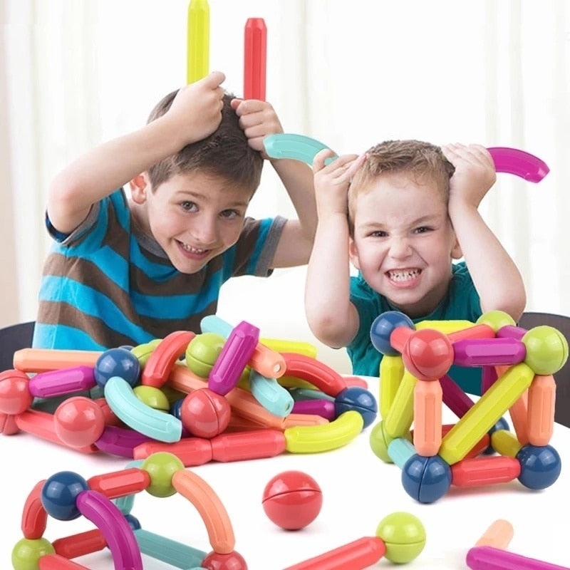Fun Magnetic Building Blocks for Kids STEM Toy - Luxivelle