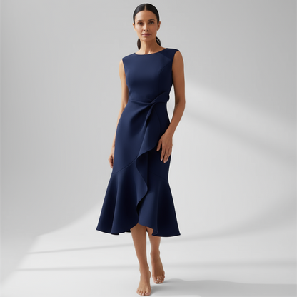 Elegant Flowy Midi Dress