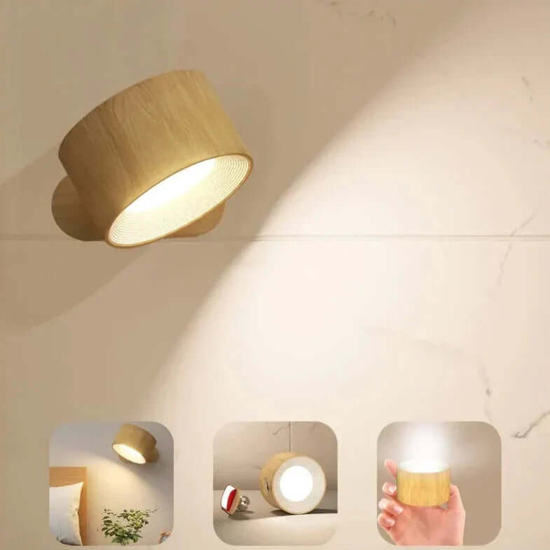Wireless LED Light with Adjustable Rotation