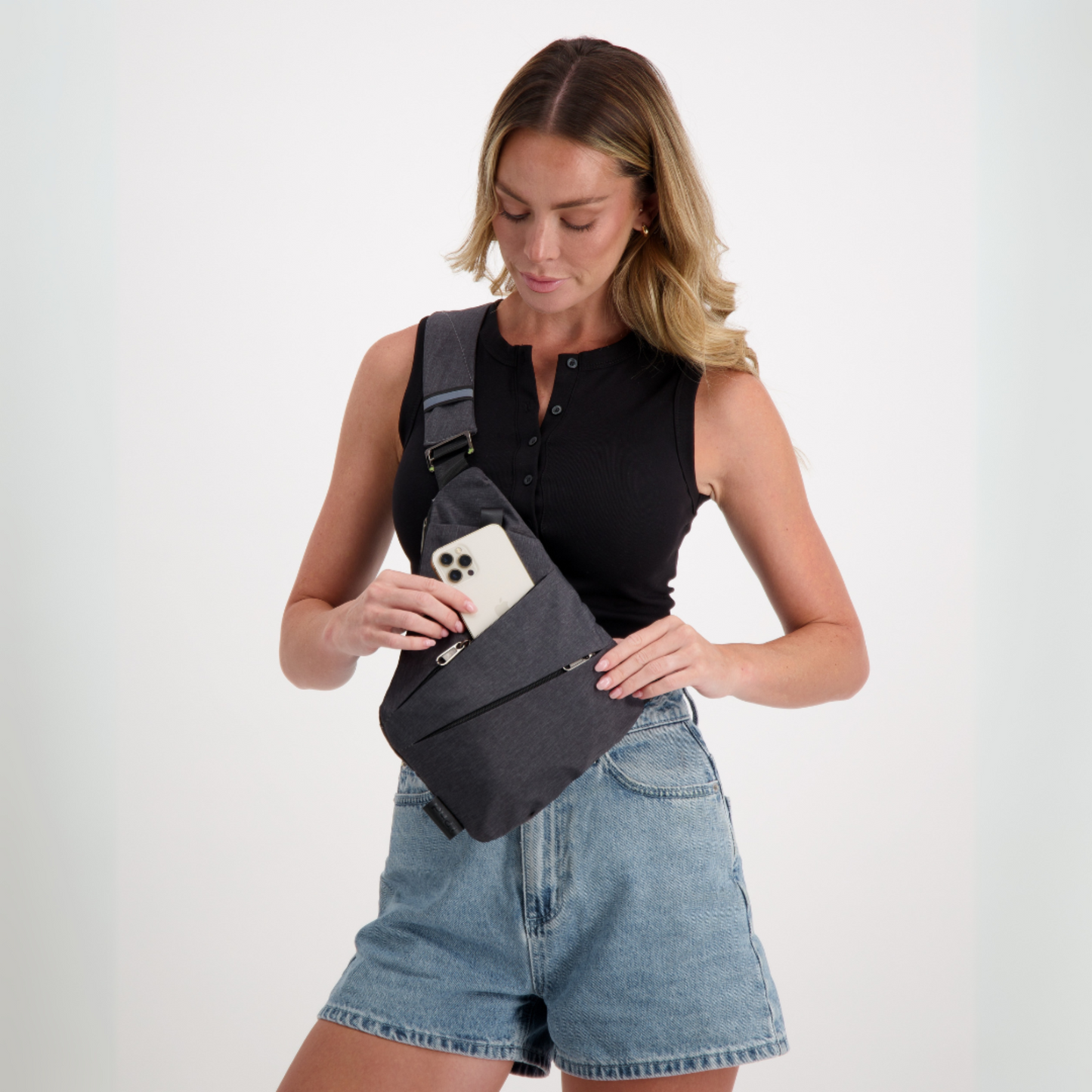 Anti-Theft Crossbody Sling Bag | RFID Protected and Slash-Resistant - Trendy Melbourne