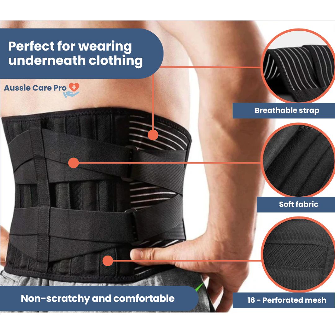 Comfortable Back Support Belt for Lower Back Pain Relief