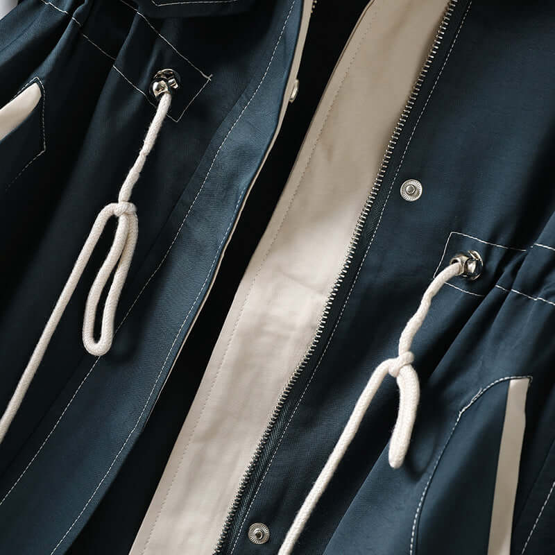 Ladies Water Resistant Hooded Jacket