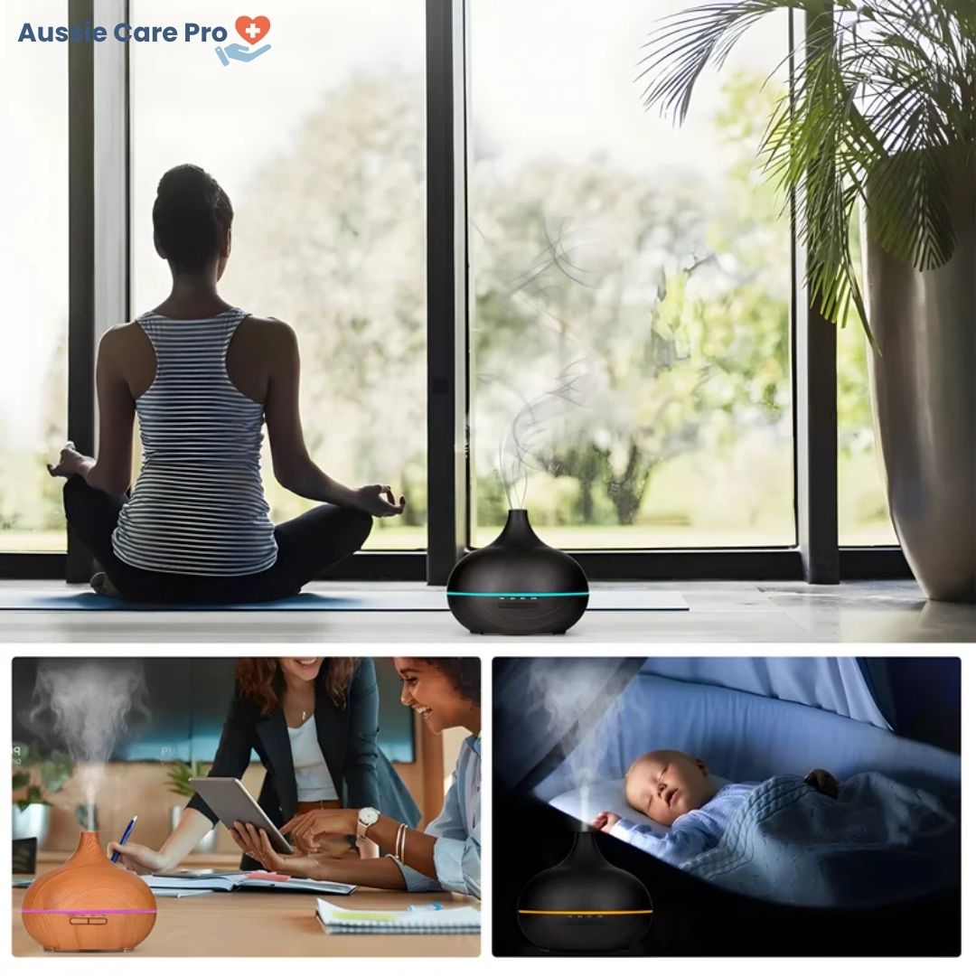 Compact Cool Mist Humidifier with Remote