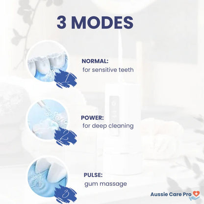 Wireless Rechargeable Water Flosser – Compact Oral Cleaner