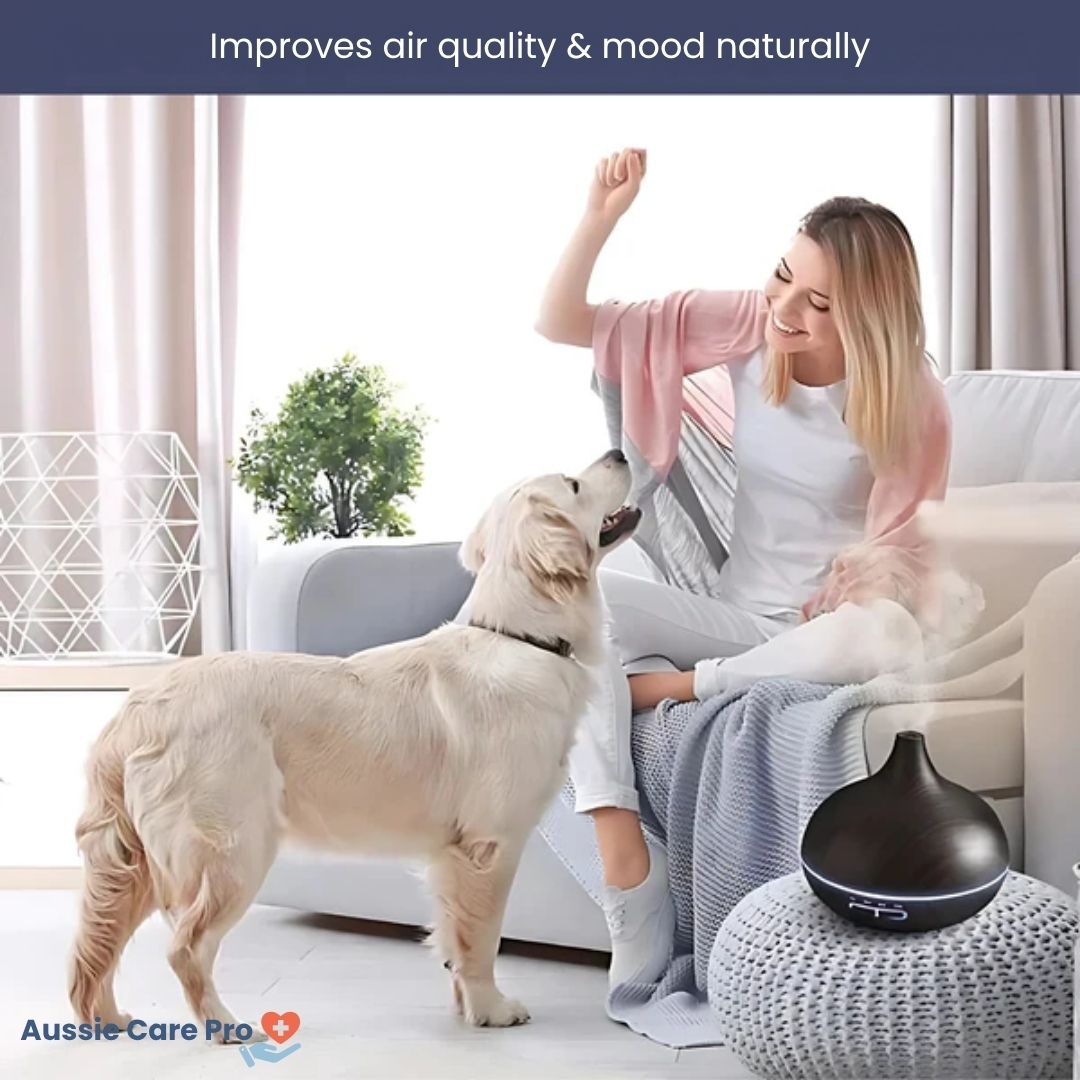 Compact Cool Mist Humidifier with Remote