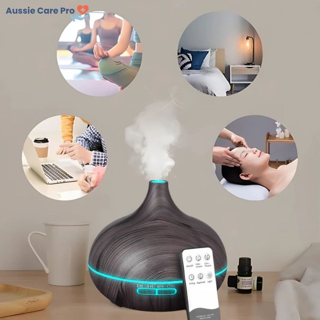 Compact Cool Mist Humidifier with Remote