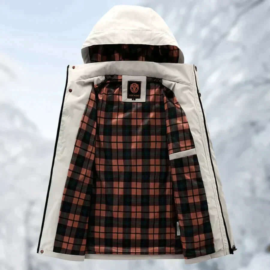 Warm Insulated Men's Down Parka Coat
