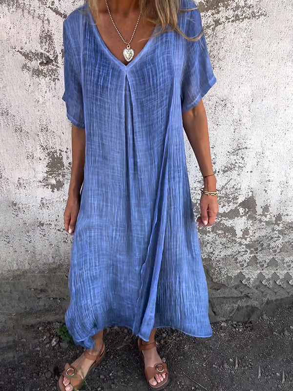 Elegant Long Summer Dress - Luxivelle