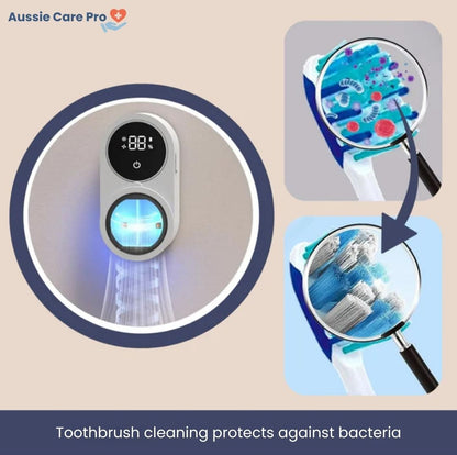 Automatic Toothbrush Sanitizer with UV Cleaner and Dryer