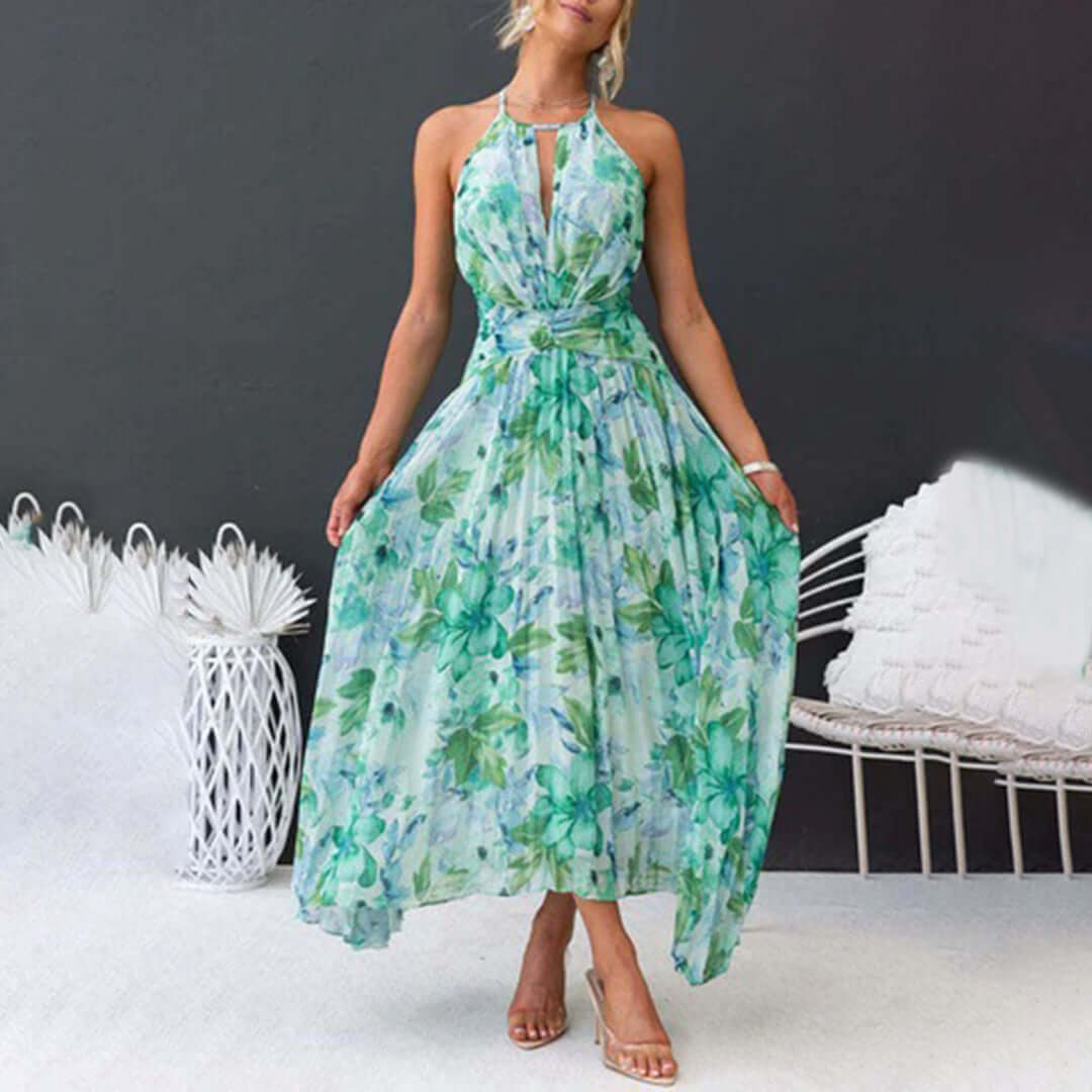 Beautiful Strapless Long Evening Dress - Loose Fit - Luxivelle