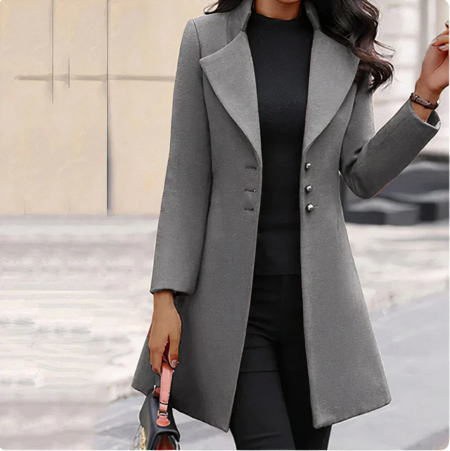 Classic Tailored Trench Coat for Ladies