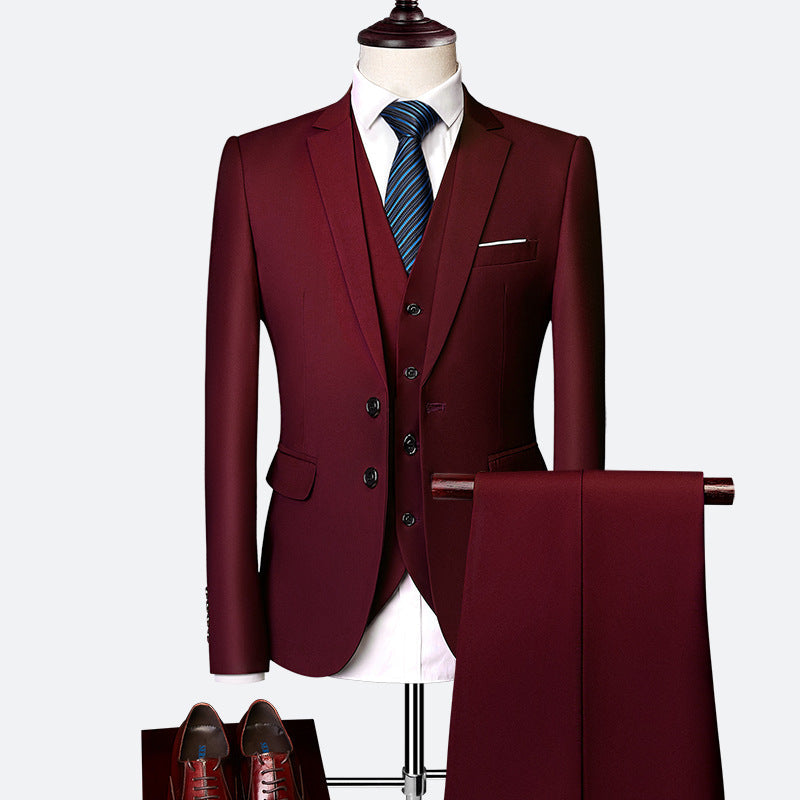 Classic 3-Piece Business Suit Set