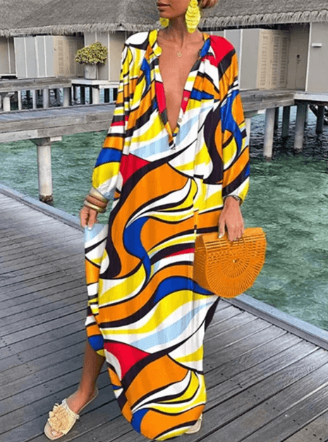 Vibrant Floral Sundress for Women