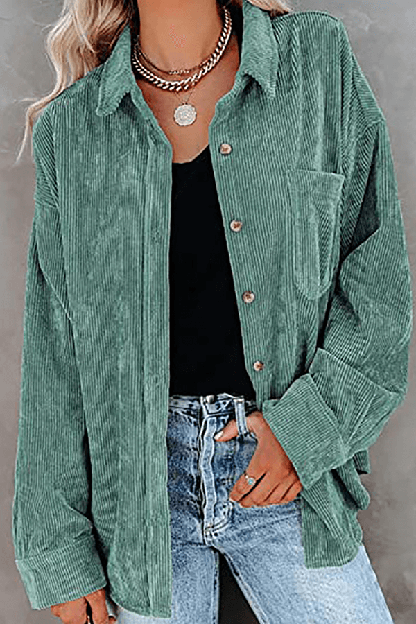 Casual Loose Fit Women's Long Sleeve Top