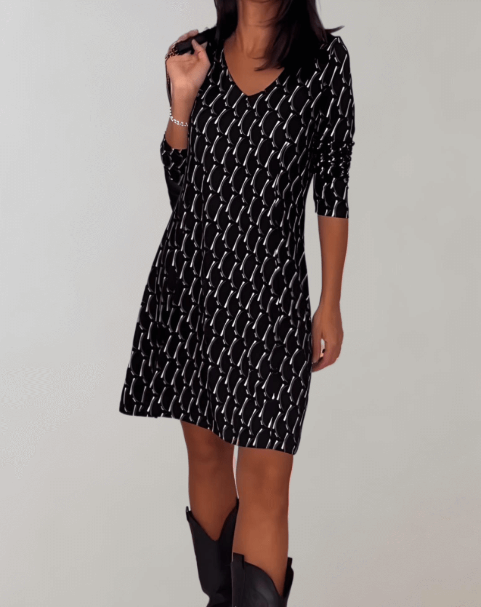 Lady's Bright Garden Party Dress - Luxivelle