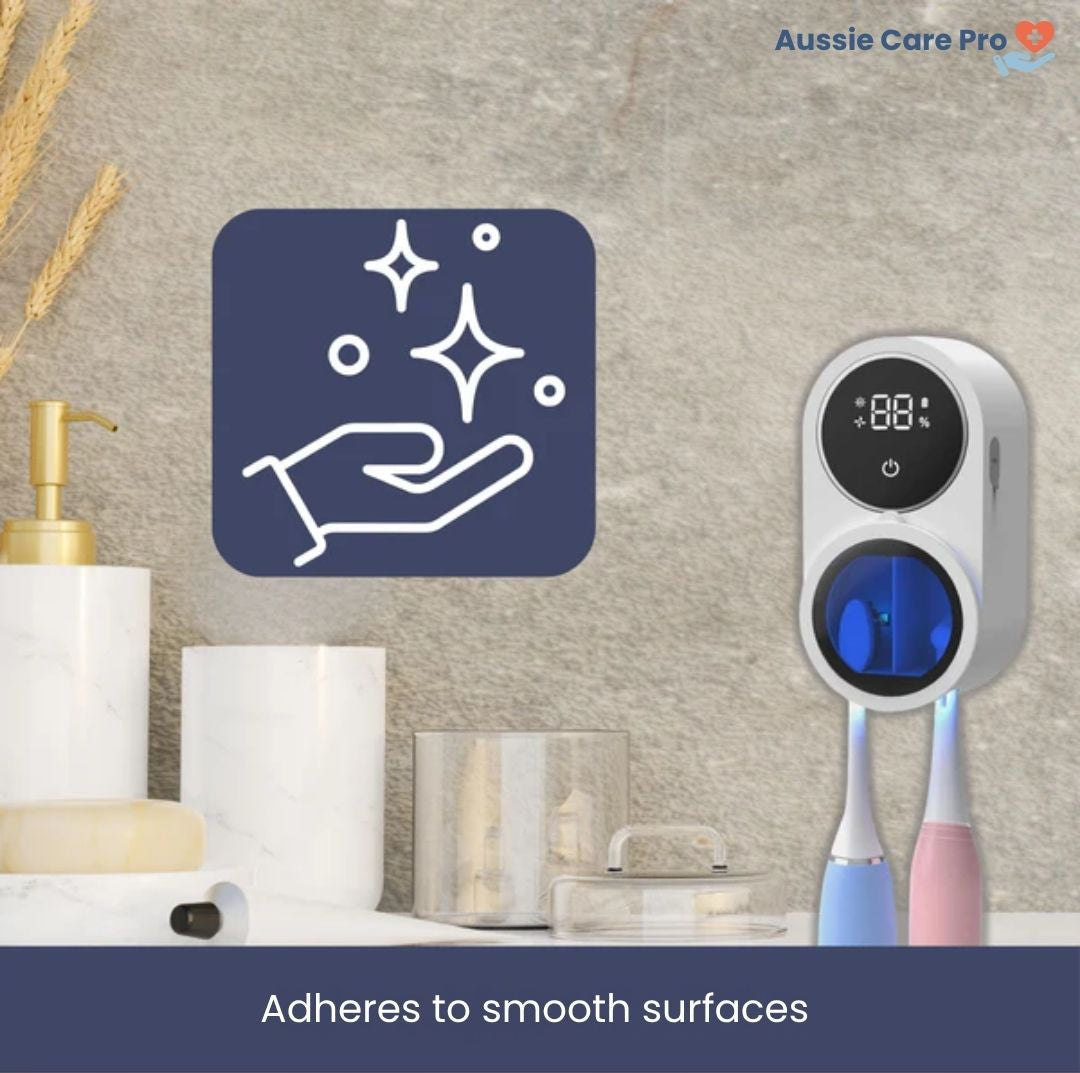 Automatic Toothbrush Sanitizer with UV Cleaner and Dryer
