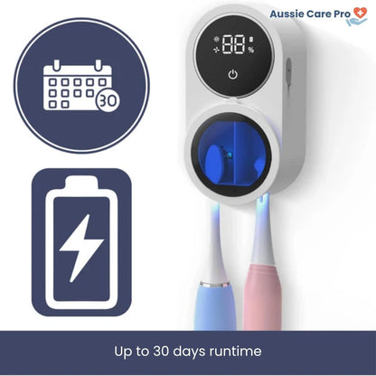 Automatic Toothbrush Sanitizer with UV Cleaner and Dryer