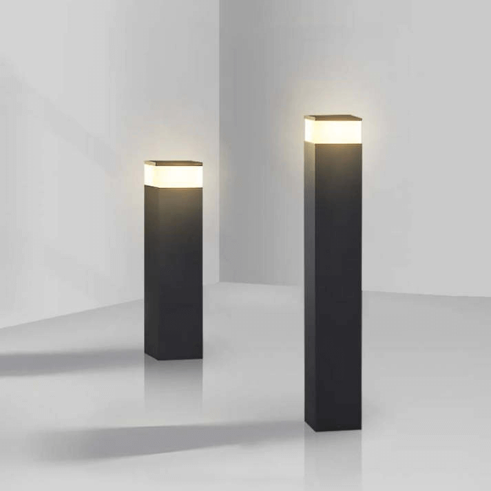 Outdoor Solar Powered Rectangular Lamp