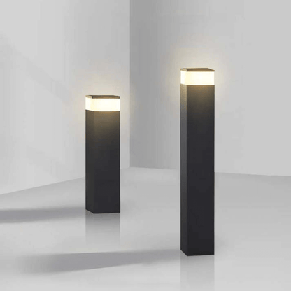 Outdoor Solar Powered Rectangular Lamp