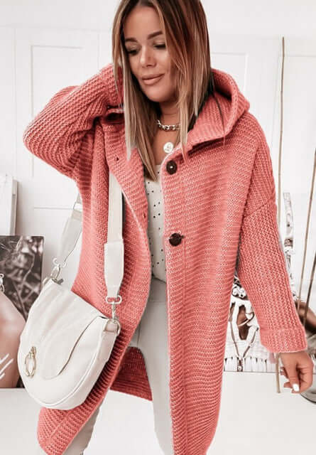 Cozy Button Front Sweater
