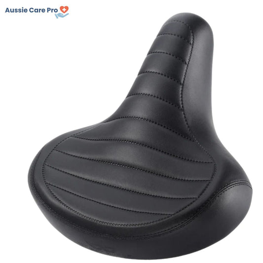 Classic Cushion Bike Seat – Extra Wide Leather Cushion - Luxivelle
