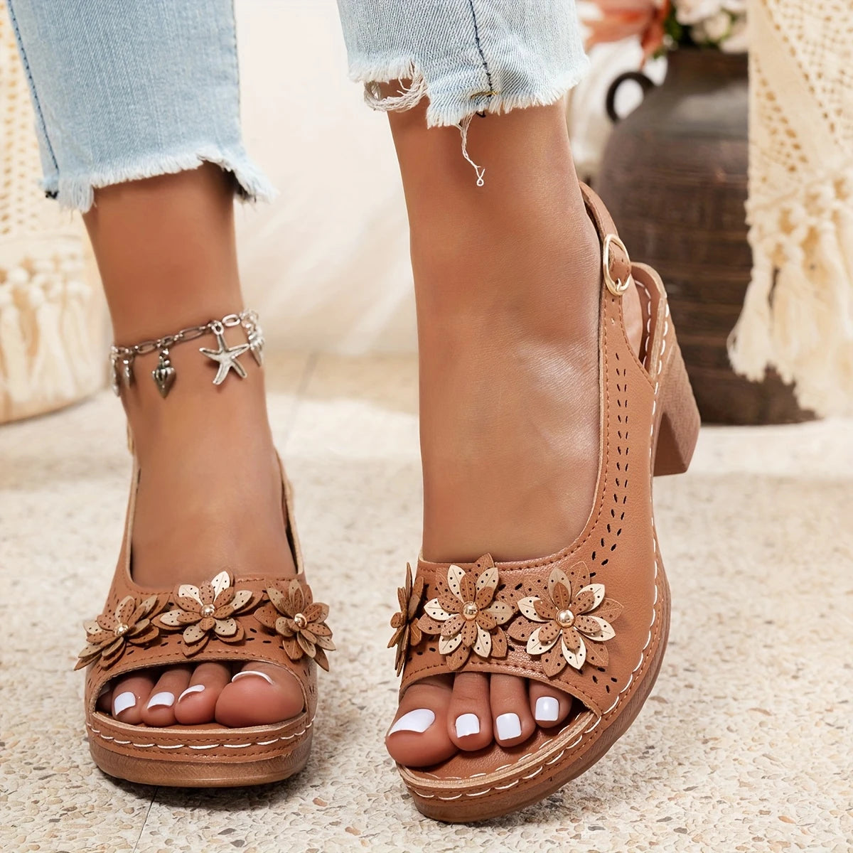 Luxurious High Heel Summer Sandal