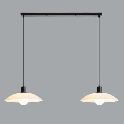 Sleek Clear Glass Hanging Light Fixture