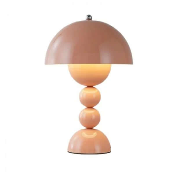 Compact Glass Flower Desk Light Lamp