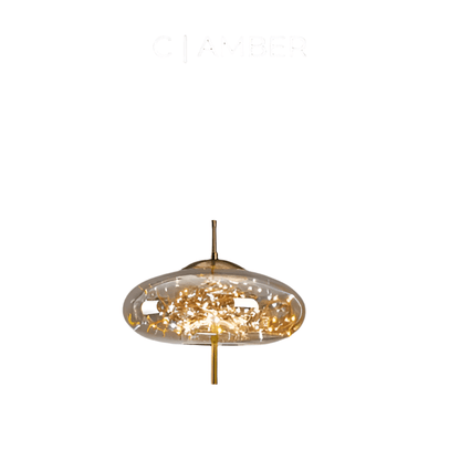 Warm Bronze Multi Light Pendant Lamp