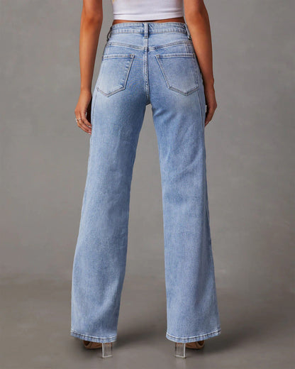 Classic Fit Women's Straight Leg Jeans Pants
