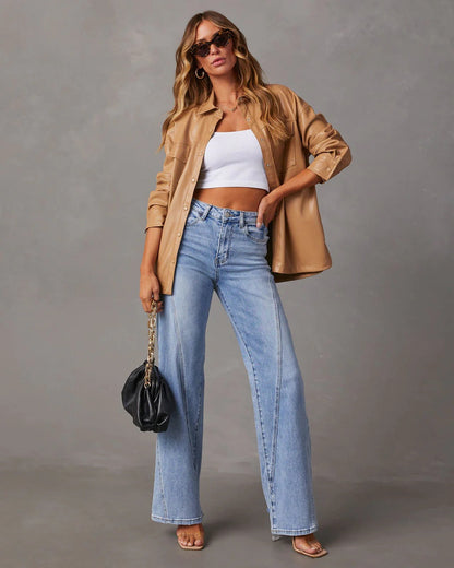 Classic Fit Women's Straight Leg Jeans Pants
